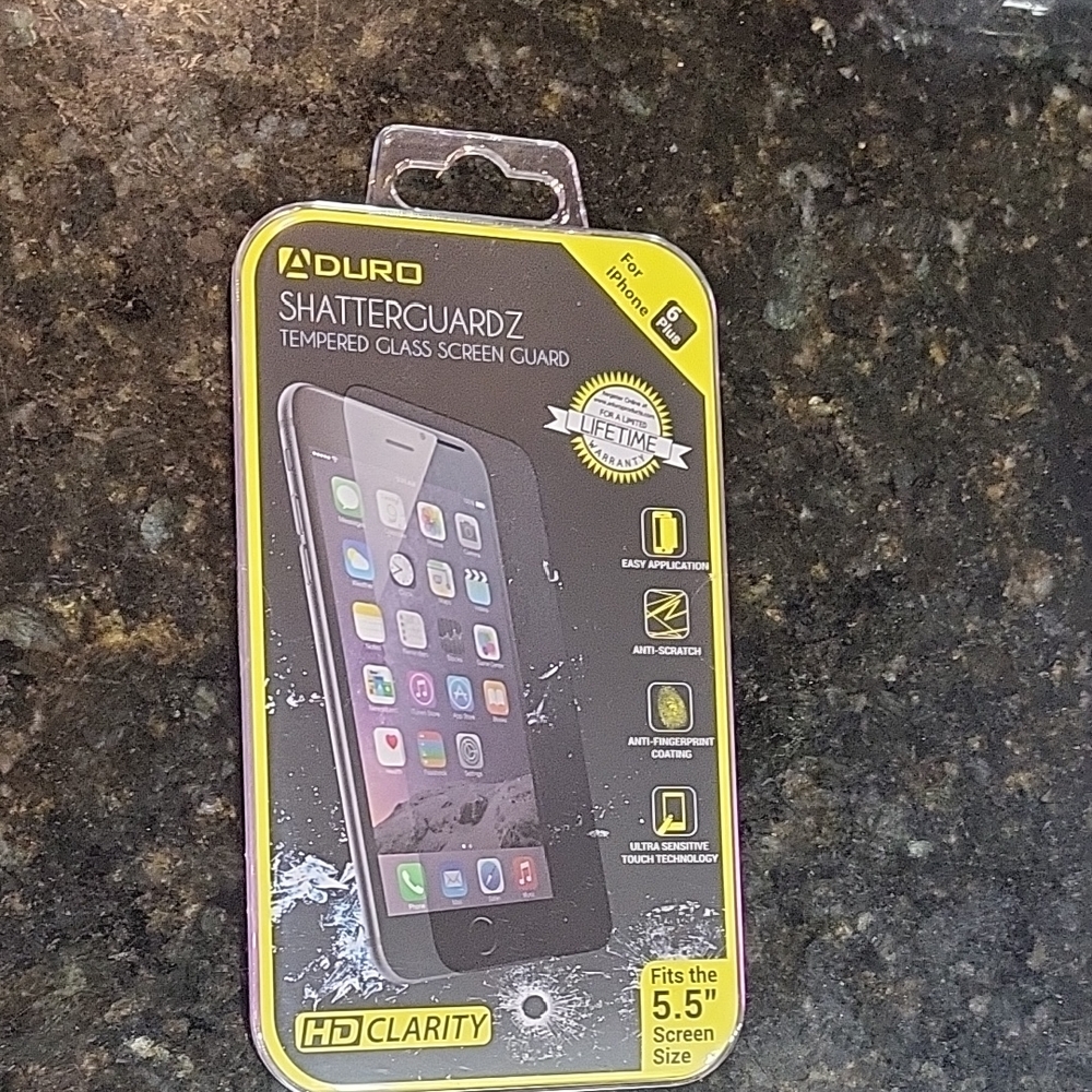 ShatterGuardz Tempered Glass Screen Protector - Black